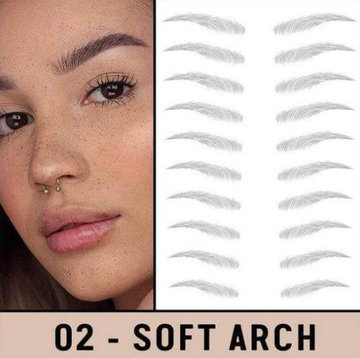 Décalcomanies temporaires pour sourcils