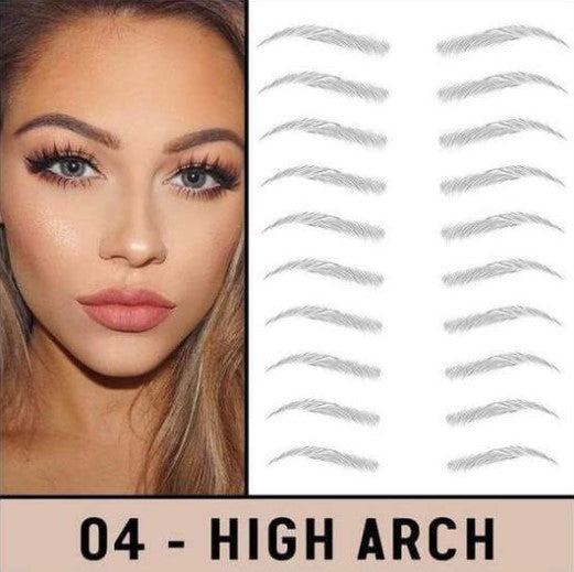 Décalcomanies temporaires pour sourcils