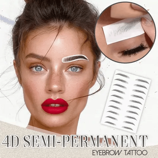 Décalcomanies temporaires pour sourcils