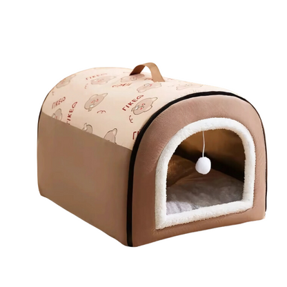 Felineau Maison Pliable Grotte Tissu - Abri Intérieur Douillet Nomade