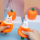 Jouets souples à presser en forme de lapin, lot de 2