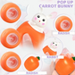 Jouets souples à presser en forme de lapin, lot de 2