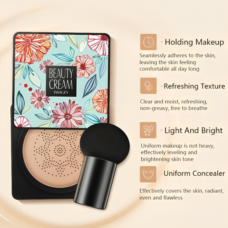 Crème correctrice de teint avec coussin applicateur