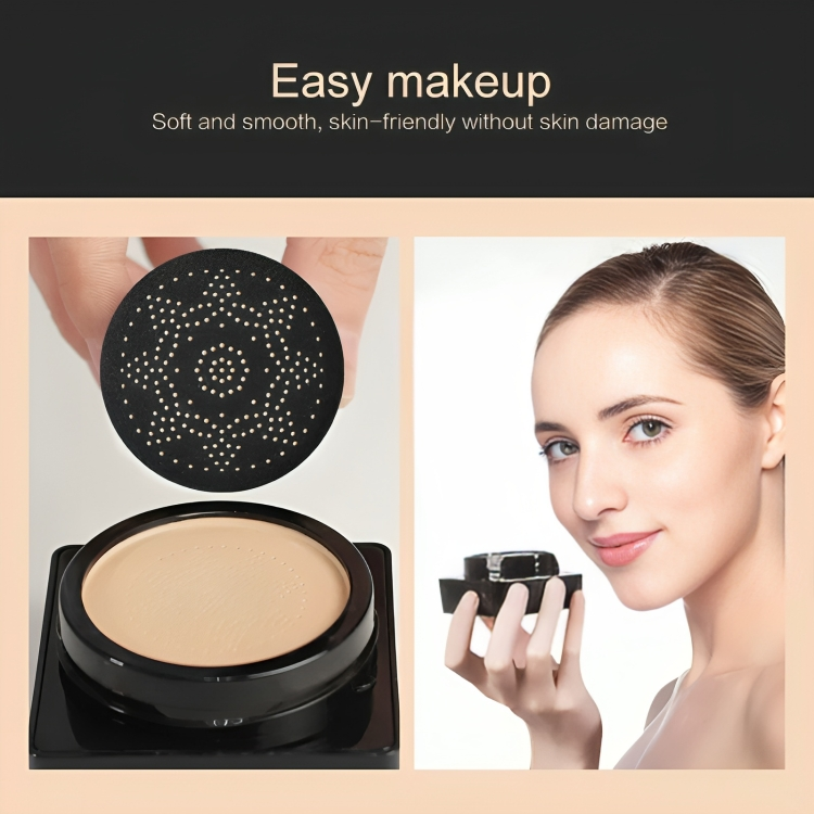 Crème correctrice de teint avec coussin applicateur