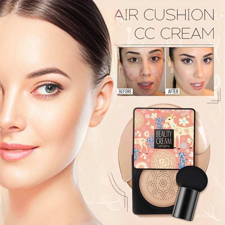 Crème correctrice de teint avec coussin applicateur