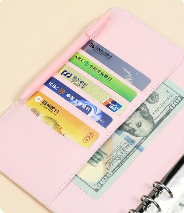 Classeur de budget A5 avec 100 enveloppes numérotées