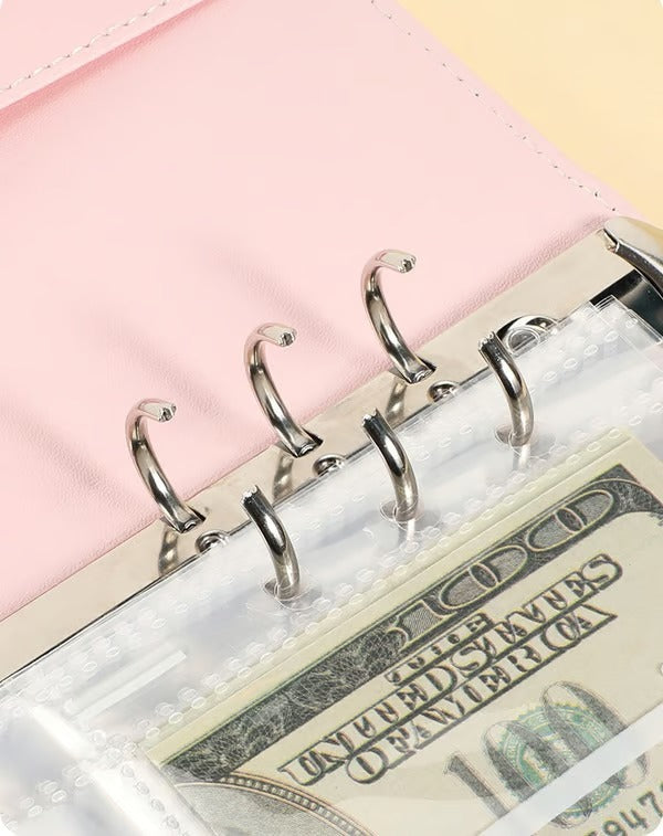 Classeur de budget A5 avec 100 enveloppes numérotées