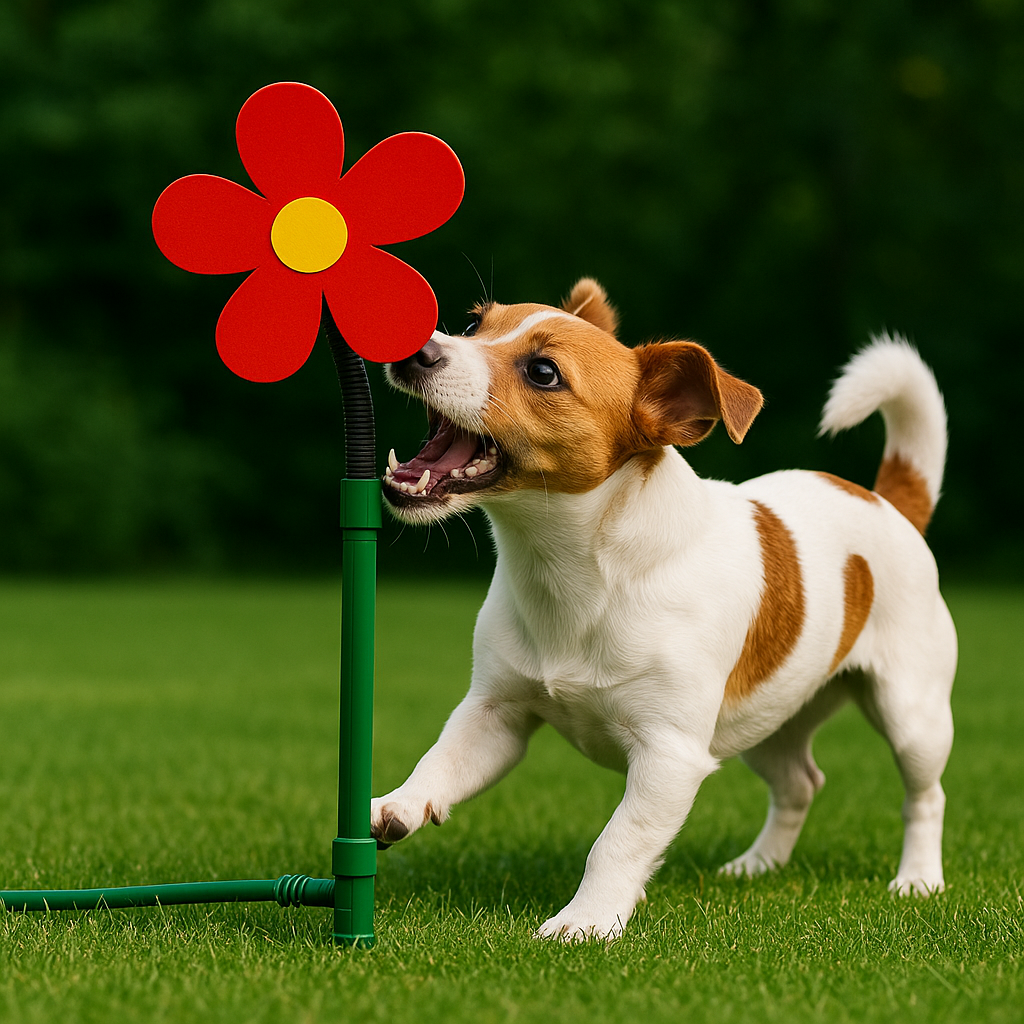 Felineau Arroseur Fleur Rafraîchissant pour Chien - Jeu d’Eau