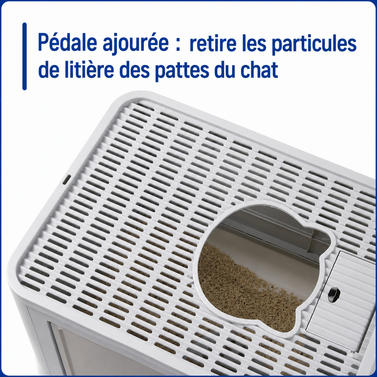 Felineau Maison de Toilette pour Chat — Double Entrée 360° Pliable