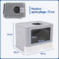 Felineau Maison de Toilette pour Chat — Double Entrée 360° Pliable