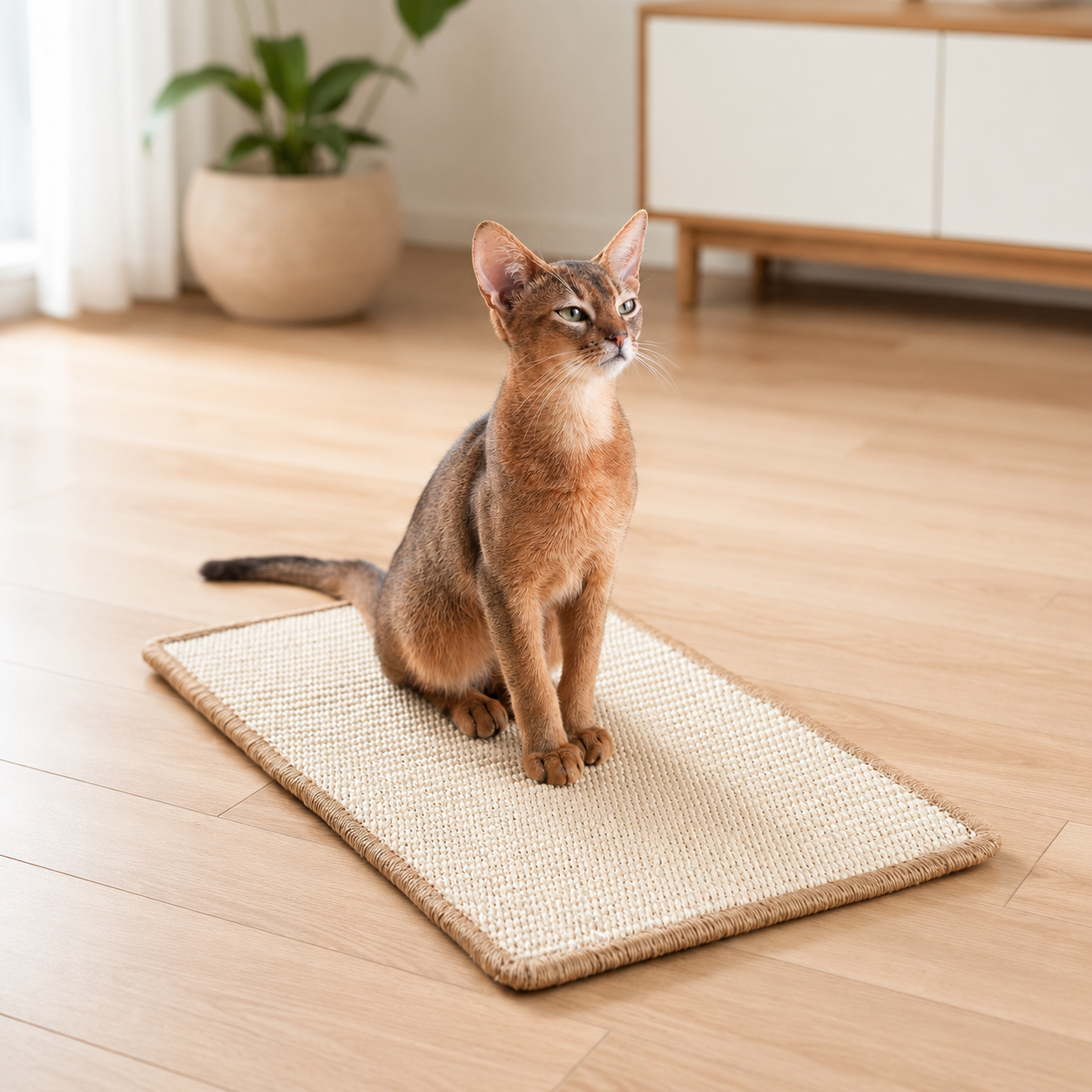 Felineau Tapis Griffoir Sisal Multi-Usage pour Chat