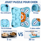 Jouet Puzzle Interactif pour Chien – Jeu d’Activation Anti-Ennui avec Cachettes à Friandises