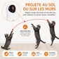 Felineau Jouet Laser Automatique pour Chat avec Rotation 360°, Minuterie Intelligente et Vitesses Réglables