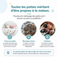 Felineau Nettoyeur de Pattes pour Chien en Silicone Souple | Gobelet Portable de Nettoyage Rapide des Pattes