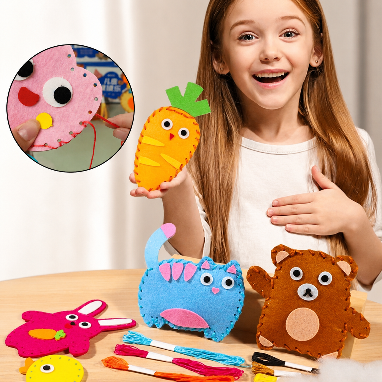Kit de couture enfant en feutrine