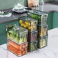 Boîte de rangement empilable à fenêtre, 1000 ml