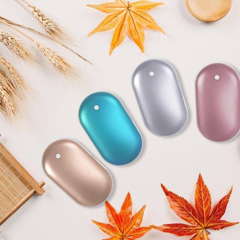 Chauffe-mains rechargeable avec fonction batterie externe, 5 200 mAh