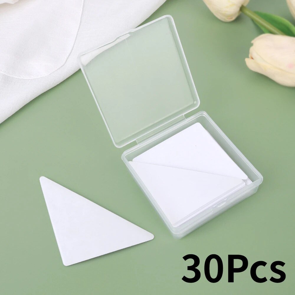 Supports adhésifs transparents pour col en PVC – 20 ou 30 pièces
