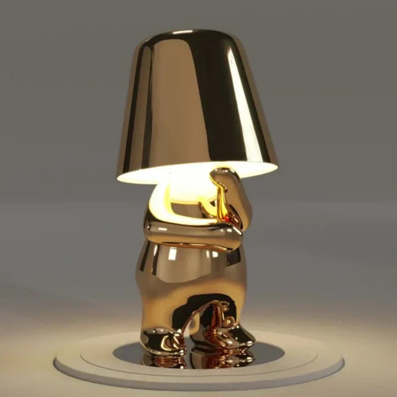 Lampe de table rechargeable à commande tactile, 17 × 15 cm