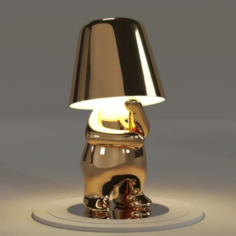 Lampe rechargeable en résine avec variateur tactile