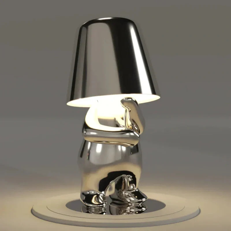 Lampe rechargeable en résine avec variateur tactile