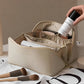 Trousse de toilette en similicuir à grande ouverture