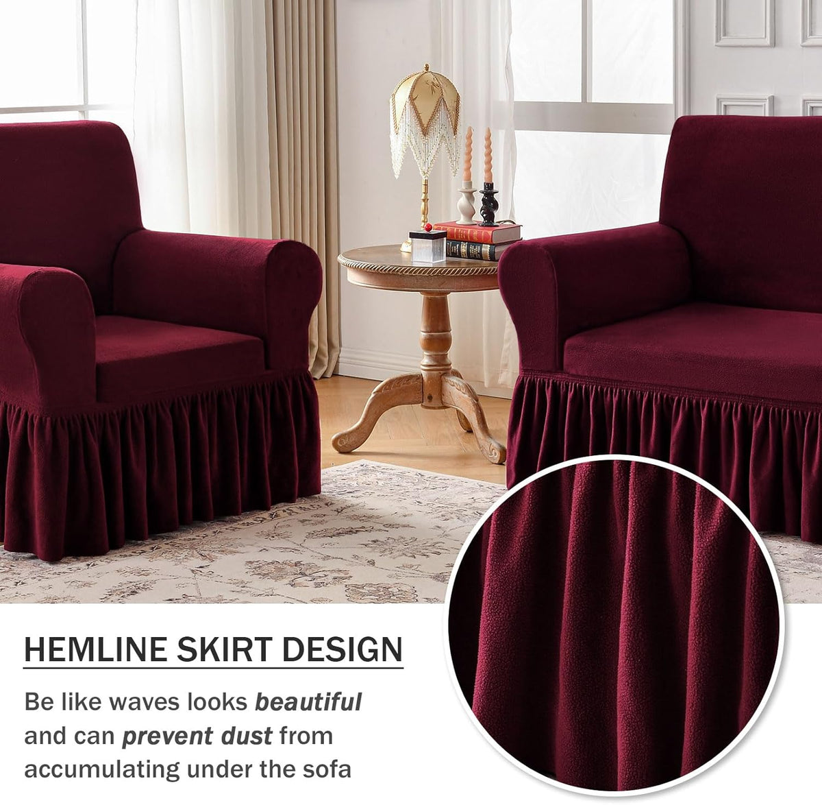 Housse extensible pour canapé de 1 à 4 places