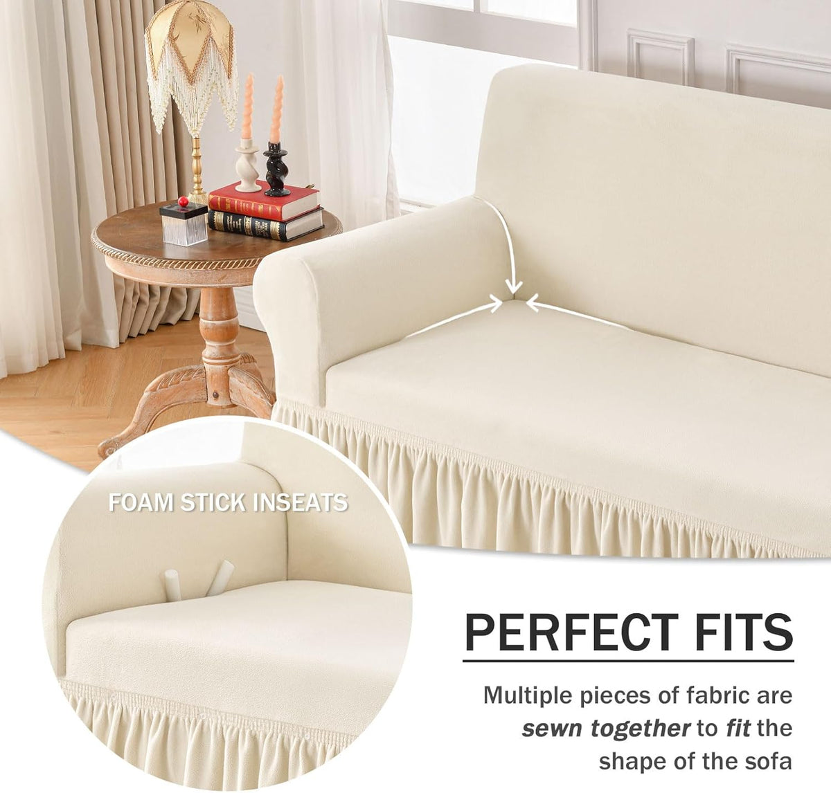 Housse extensible pour canapé de 1 à 4 places