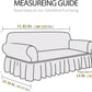 Housse extensible pour canapé de 1 à 4 places