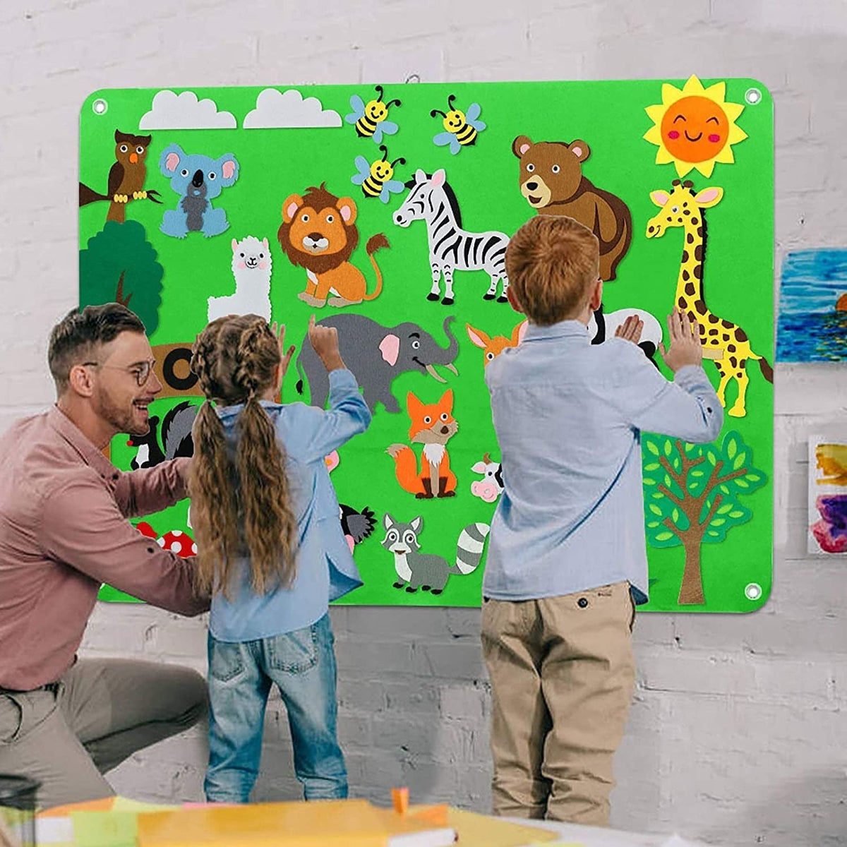 Tableau de jeu en feutre – 75 × 105 cm