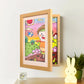 Cadre de rangement pour dessins A4 avec ouverture facile