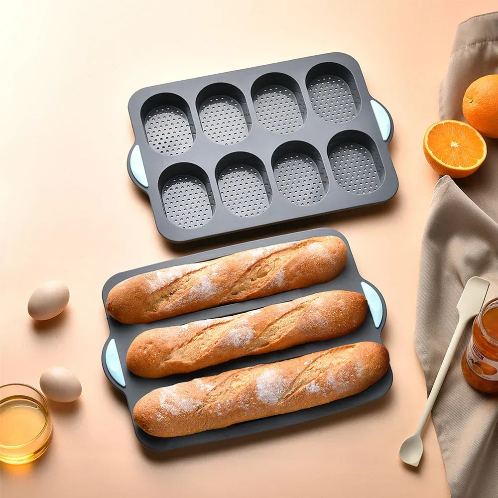 Moule à baguettes en silicone, 3 ou 8 empreintes