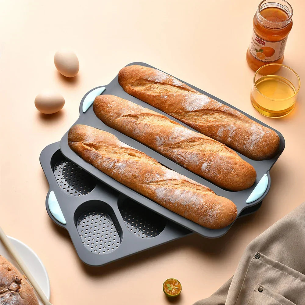Moule à baguettes en silicone, 3 ou 8 empreintes