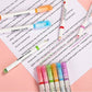 Feutres à double pointe avec rouleau pour lignes décoratives