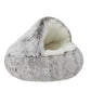 Felineau Lit Douillet Semi-Couvert pour Animaux