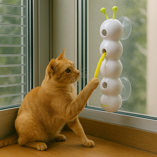 Jouet Interactif Automatique pour Chat avec Ventouse