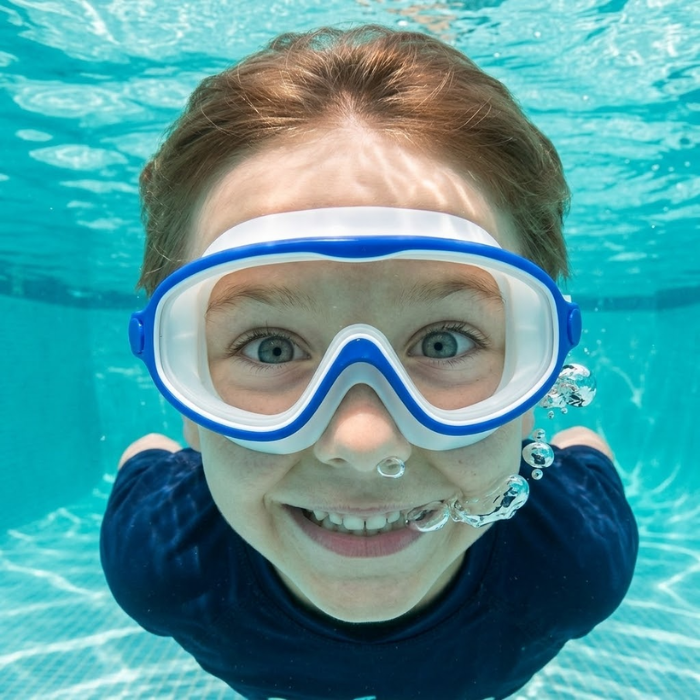 Lunettes de natation pour adultes et enfants – Bleu, rose ou noir