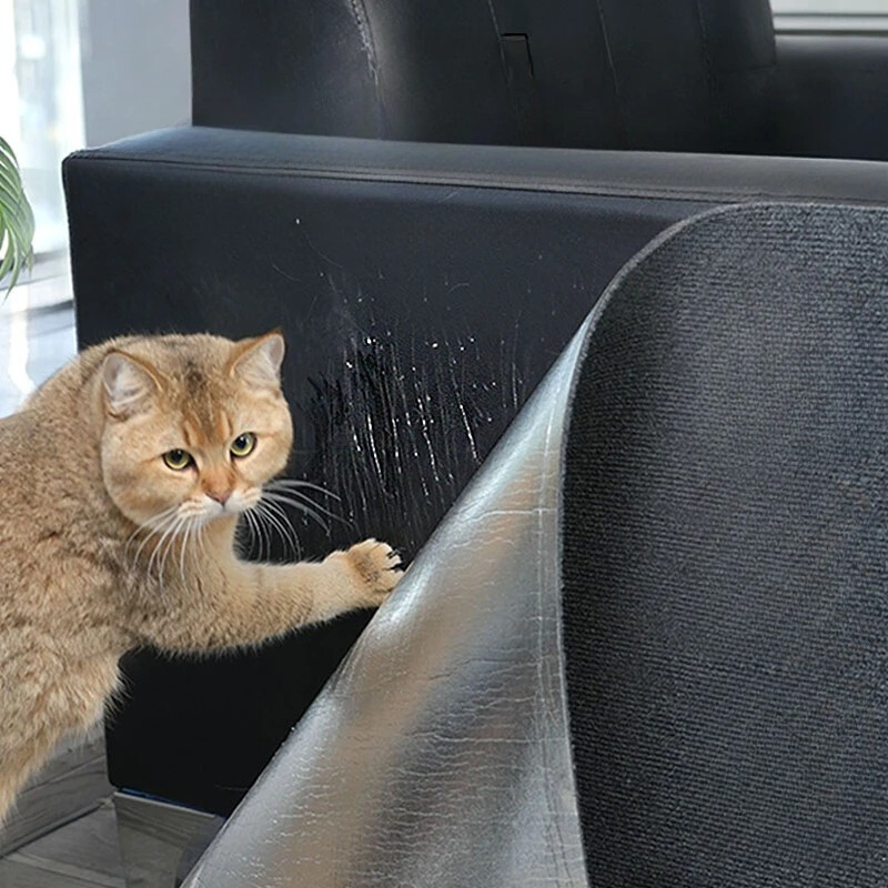 Felineau Tapis à Gratter Adhésif Modulable - Griffoir Mural Résistant