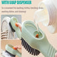Brosse multifonction avec distributeur de liquide pour vêtements et chaussures