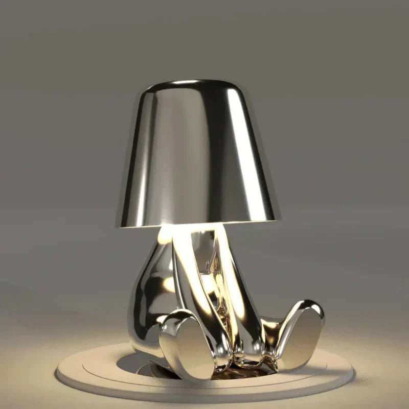 Lampe de table rechargeable à commande tactile, 17 × 15 cm
