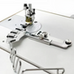 Pied presseur guide-biais double pli