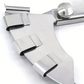 Pied presseur guide-biais double pli