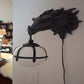 Applique décorative tête de dragon à LED
