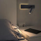 Applique de lecture LED orientable avec éclairage d’ambiance