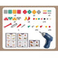 Kit de construction 3D avec perceuse jouet – plus de 200 pièces