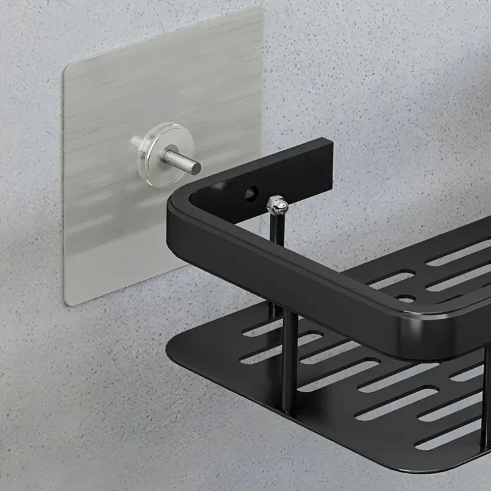 Étagère de douche adhésive sans perçage