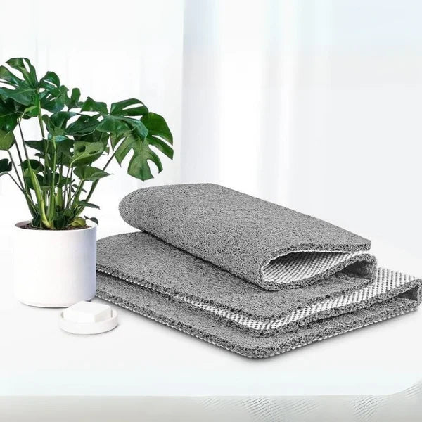 Tapis de douche antidérapant à structure drainante