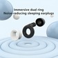 Lot de 2 ensembles de bouchons d’oreilles en silicone pour moto