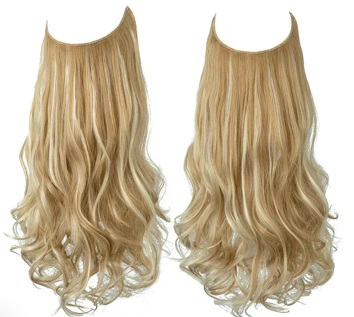 Extensions lisses en cheveux naturels 35 à 45 cm