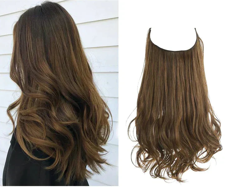 Extensions lisses en cheveux naturels 35 à 45 cm
